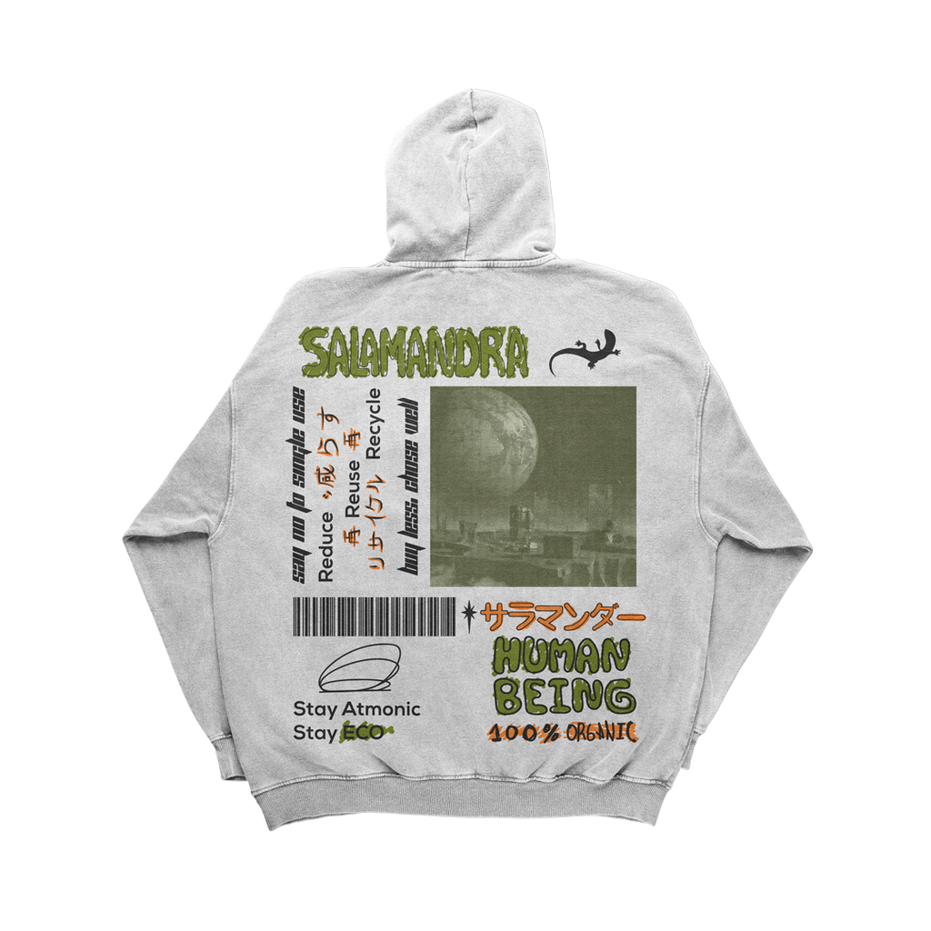 Hoodie Salamandra Retro Human