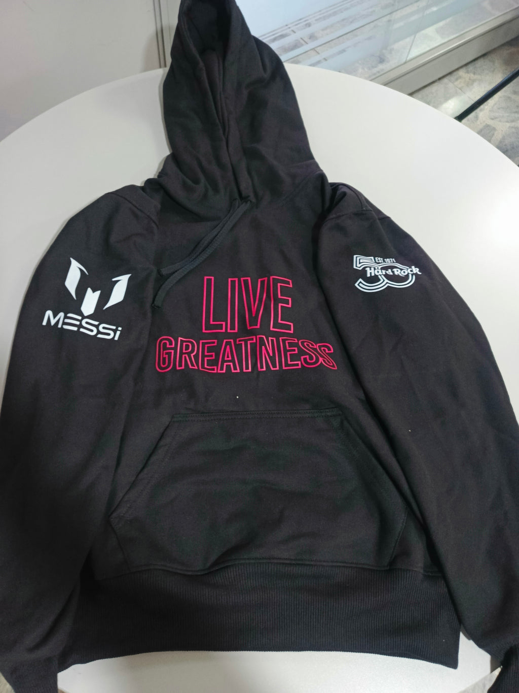 Hoodie Live Greatness — Edición Messi