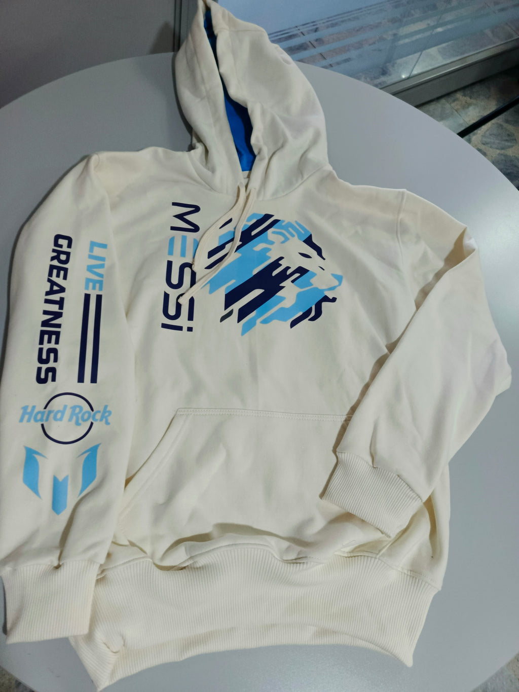 Hoodie Beige Messi 10