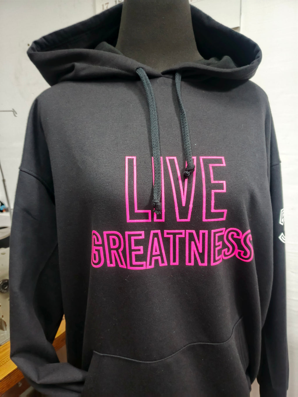 Hoodie Live Greatness — Edición Messi